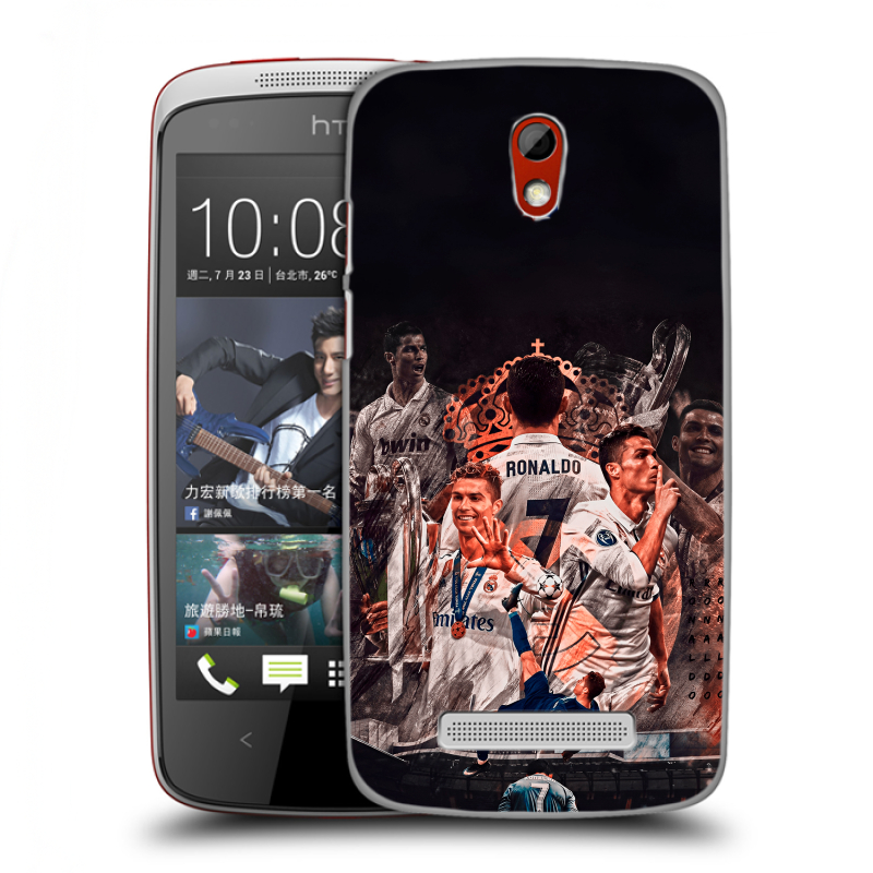 Пластиковый чехол на HTC Desire 500 с принтом Реал Роналдо Real Ronaldo Пластиковый чехол на HTC Desire 500 с принтом Реал Роналдо Real Ronaldo