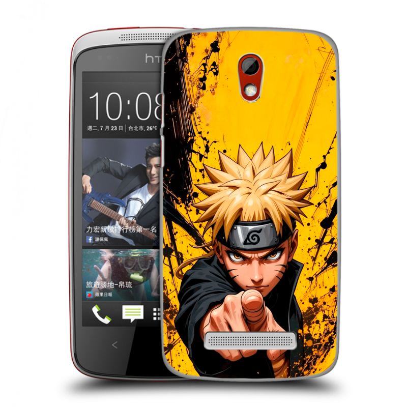 Пластиковый чехол на HTC Desire 500 с принтом Naruto Наруто Пластиковый чехол на HTC Desire 500 с принтом Naruto Наруто