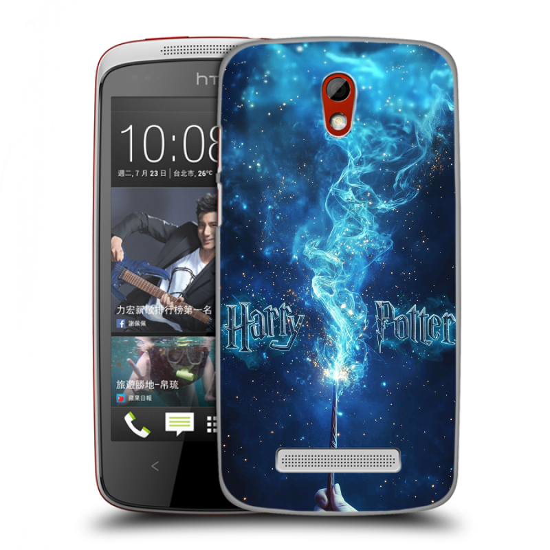 Пластиковый чехол на HTC Desire 500 с принтом Harry Potter Гарри Поттер Пластиковый чехол на HTC Desire 500 с принтом Harry Potter Гарри Поттер