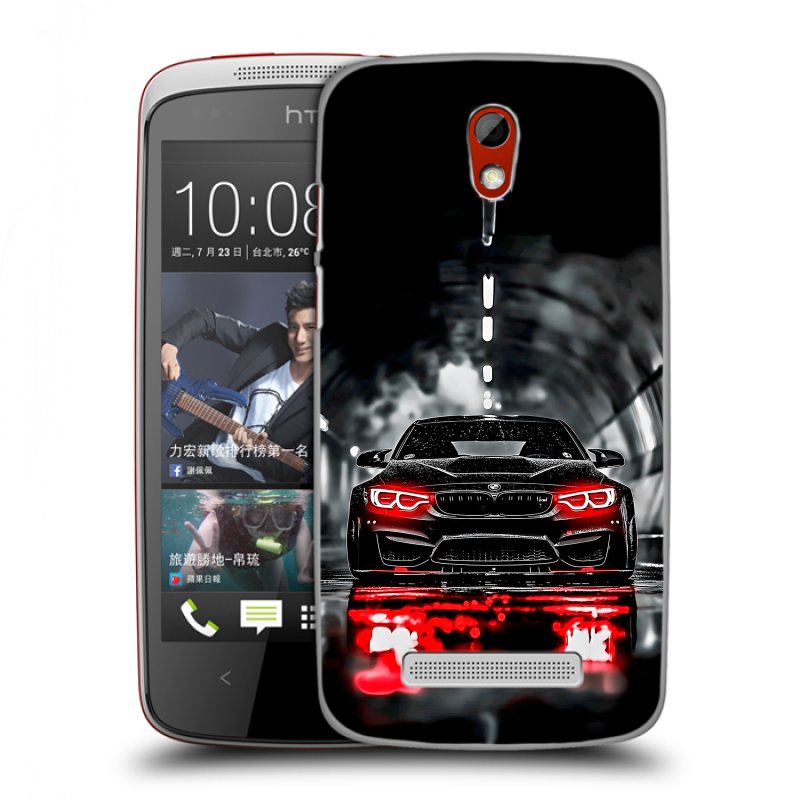 Пластиковый чехол на HTC Desire 500 с принтом BMW БМВ Пластиковый чехол на HTC Desire 500 с принтом BMW БМВ