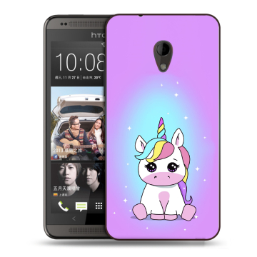 Силиконовый чехол на HTC Desire 700 с принтом Единорог Силиконовый чехол на HTC Desire 700 с принтом Единорог
