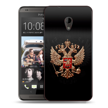 Силиконовый чехол на HTC Desire 700 с принтом Герб России Силиконовый чехол на HTC Desire 700 с принтом Герб России