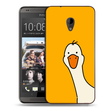 Силиконовый чехол на HTC Desire 700 с принтом Утка