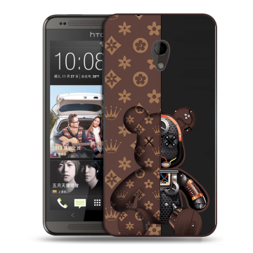 Силиконовый чехол на HTC Desire 700 с принтом Луи робот