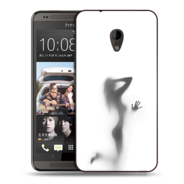 Силиконовый чехол на HTC Desire 700 с принтом Силуэт