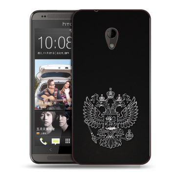 Силиконовый чехол на HTC Desire 700 с принтом Герб России