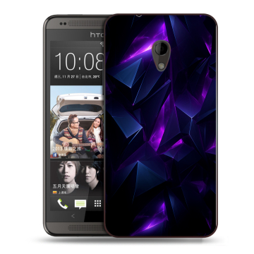 Силиконовый чехол на HTC Desire 700 с принтом Абстракиция