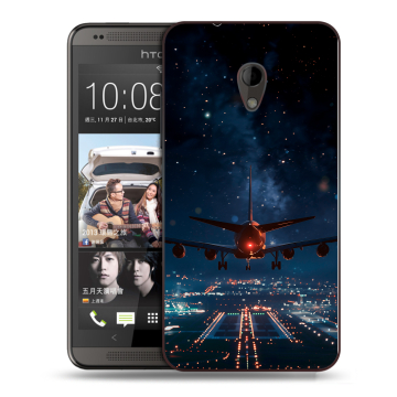 Силиконовый чехол на HTC Desire 700 с принтом самолет Силиконовый чехол на HTC Desire 700 с принтом самолет