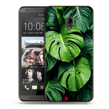 Силиконовый чехол на HTC Desire 700 с принтом Листья Силиконовый чехол на HTC Desire 700 с принтом Листья