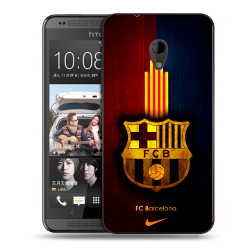 Силиконовый чехол на HTC Desire 700 с принтом Барселона Barcelona