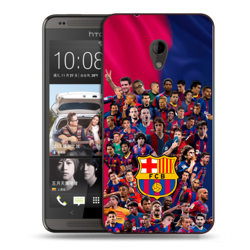 Силиконовый чехол на HTC Desire 700 с принтом Барселона Barcelona