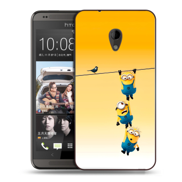 Силиконовый чехол на HTC Desire 700 с принтом Миньоны