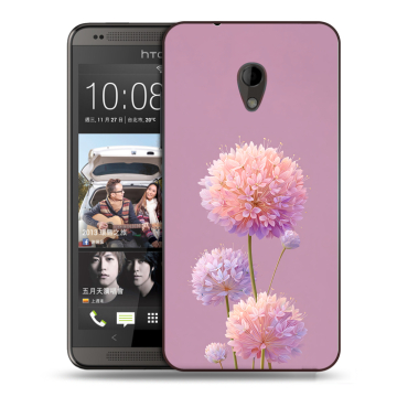 Силиконовый чехол на HTC Desire 700 с принтом Цветы