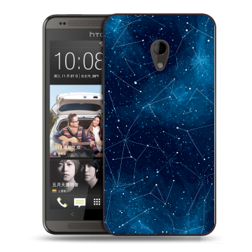 Силиконовый чехол на HTC Desire 700 с принтом Космос звезды