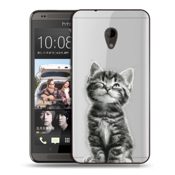 Силиконовый чехол на HTC Desire 700 с принтом Котенок Силиконовый чехол на HTC Desire 700 с принтом Котенок