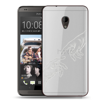 Силиконовый чехол на HTC Desire 700 с принтом Сотворение мира