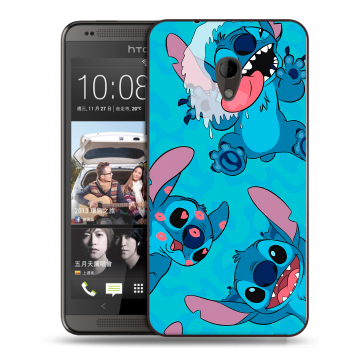 Силиконовый чехол на HTC Desire 700 с принтом Лило и Стич