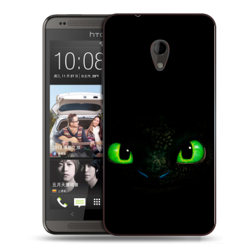 Силиконовый чехол на HTC Desire 700 с принтом Как приручить дракона