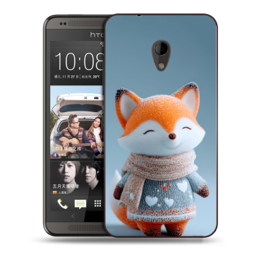 Силиконовый чехол на HTC Desire 700 с принтом Лиса
