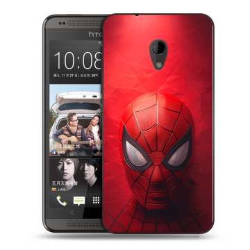 Силиконовый чехол на HTC Desire 700 с принтом Spiderman Человек паук