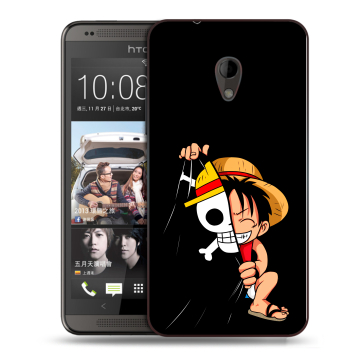Силиконовый чехол на HTC Desire 700 с принтом One Piece Ван Пис
