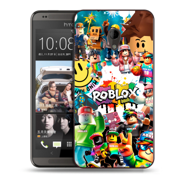 Силиконовый чехол на HTC Desire 700 с принтом Roblox Роблокс Силиконовый чехол на HTC Desire 700 с принтом Roblox Роблокс