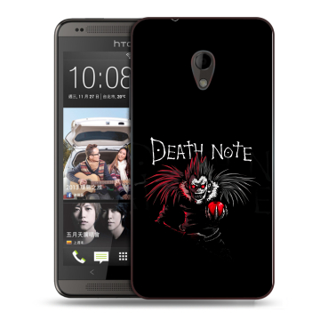 Силиконовый чехол на HTC Desire 700 с принтом Death note Тетрадь смерти