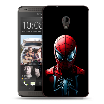 Силиконовый чехол на HTC Desire 700 с принтом Spiderman Человек паук