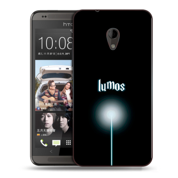 Силиконовый чехол на HTC Desire 700 с принтом Harry Potter Гарри Поттер