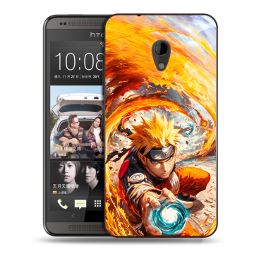 Силиконовый чехол на HTC Desire 700 с принтом Аниме Наруто Naruto