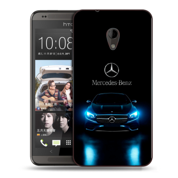 Силиконовый чехол на HTC Desire 700 с принтом Mercedes Мерседес