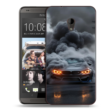 Силиконовый чехол на HTC Desire 700 с принтом BMW БМВ Силиконовый чехол на HTC Desire 700 с принтом BMW БМВ