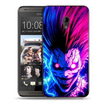 Силиконовый чехол на HTC Desire 700 с принтом Death note Тетрадь смерти