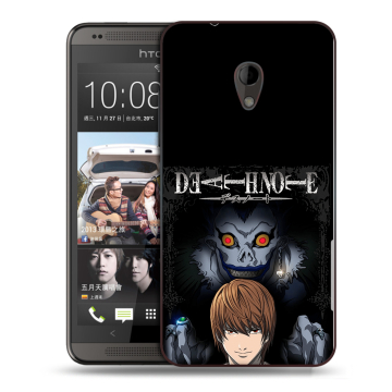 Силиконовый чехол на HTC Desire 700 с принтом Death note Тетрадь смерти