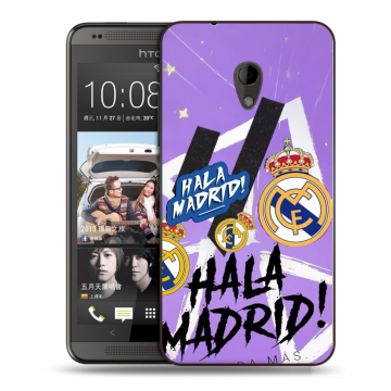 Силиконовый чехол на HTC Desire 700 с принтом Real Madrid Реал Мадрид