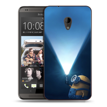 Силиконовый чехол на HTC Desire 700 с принтом Миньоны