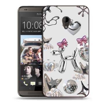 Силиконовый чехол на HTC Desire 700 с принтом Y2K