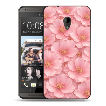 Силиконовый чехол на HTC Desire 700 с принтом женский