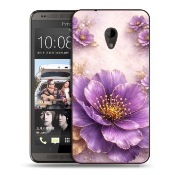 Силиконовый чехол на HTC Desire 700 с принтом женский Силиконовый чехол на HTC Desire 700 с принтом женский