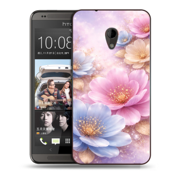 Силиконовый чехол на HTC Desire 700 с принтом женский Силиконовый чехол на HTC Desire 700 с принтом женский