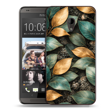 Силиконовый чехол на HTC Desire 700 с принтом женский