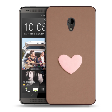 Силиконовый чехол на HTC Desire 700 с принтом женский