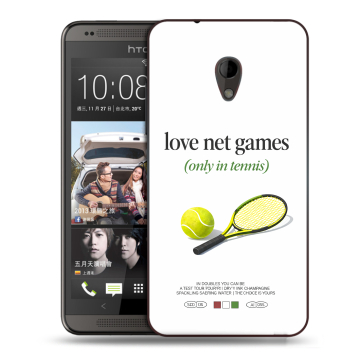 Силиконовый чехол на HTC Desire 700 с принтом для девочек