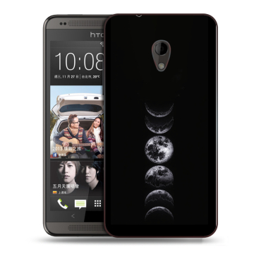Силиконовый чехол на HTC Desire 700 с принтом женский