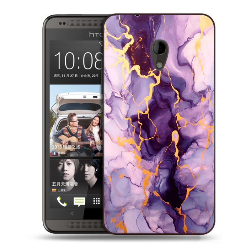 Пластиковый чехол на HTC Desire 700 с принтом Мрамор Пластиковый чехол на HTC Desire 700 с принтом Мрамор