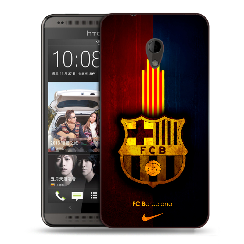 Пластиковый чехол на HTC Desire 700 с принтом Барселона Barcelona Пластиковый чехол на HTC Desire 700 с принтом Барселона Barcelona