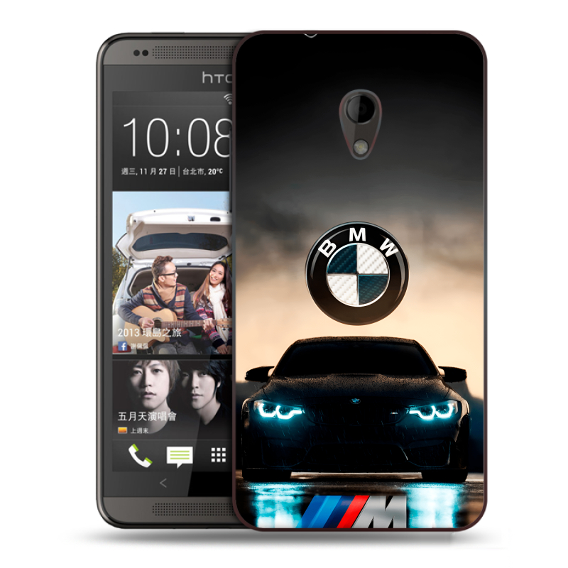 Силиконовый чехол на HTC Desire 700 с принтом БМВ BMW Силиконовый чехол на HTC Desire 700 с принтом БМВ BMW