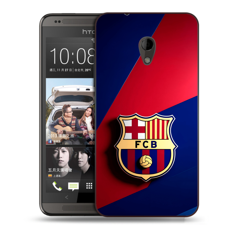 Силиконовый чехол на HTC Desire 700 с принтом Барселона Barcelona Силиконовый чехол на HTC Desire 700 с принтом Барселона Barcelona