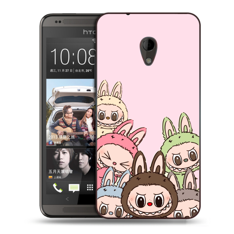 Пластиковый чехол на HTC Desire 700 с принтом Лабубу Пластиковый чехол на HTC Desire 700 с принтом Лабубу