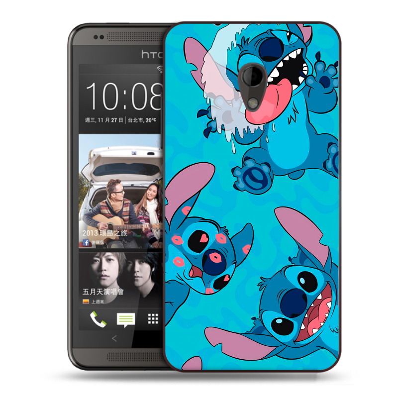 Пластиковый чехол на HTC Desire 700 с принтом Лило и Стич Пластиковый чехол на HTC Desire 700 с принтом Лило и Стич